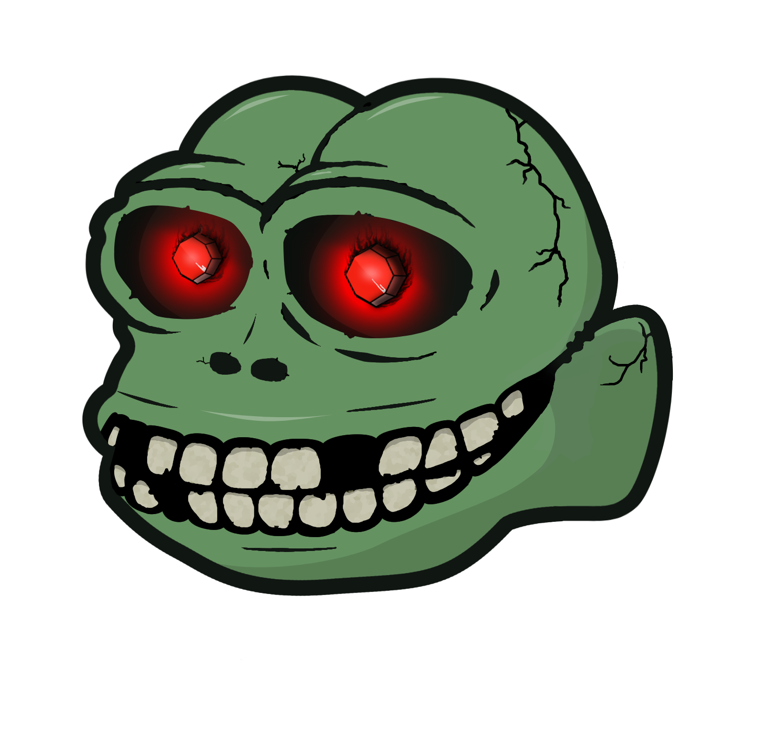 Green Skull Rubine Marker